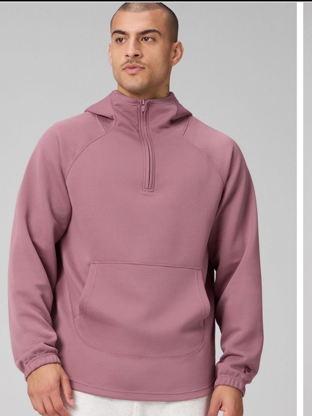 Fabletics The GridTech Quarter Zip Hoodie